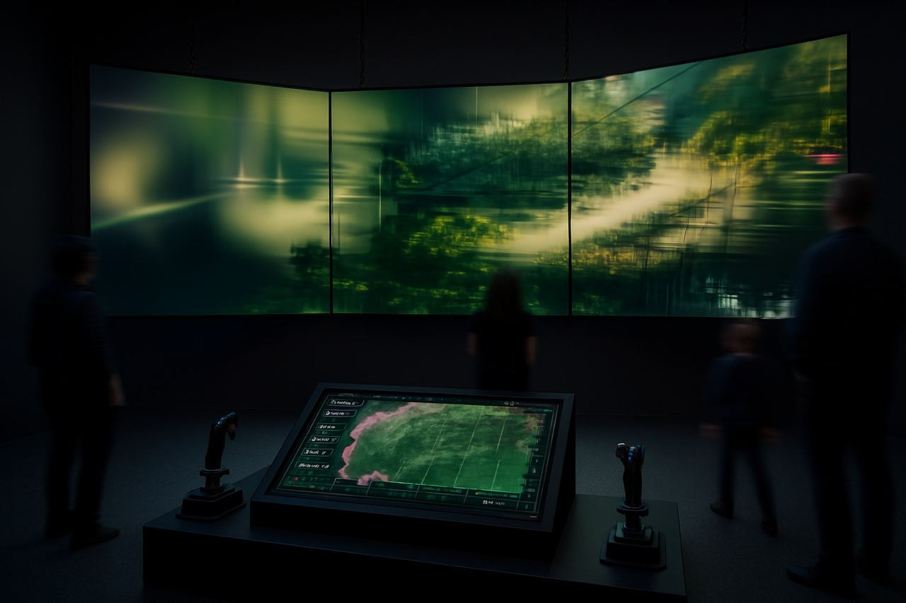 Virtual Worlds: WAD series interactive touchscreen and QMR digital signage displays